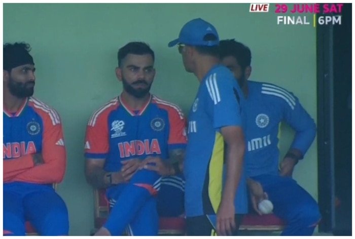 Rahul Dravid Consoles Virat Kohli After India Batter Falls For Single Digits In T20 World Cup Semifinal Vs England