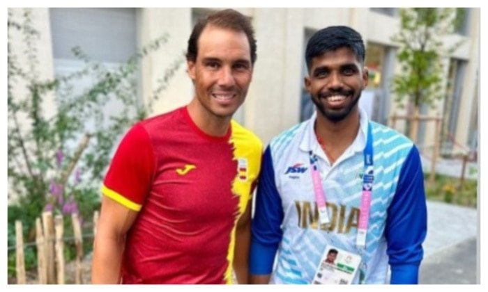 With The Best Satwik Meets Tennis Legend Nadal in Paris PIC Goes VIRAL