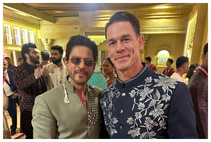 WWE Star John Cena Awe Struck By Shah Rukh Khan At Anant Ambani Wedding, Says THIS