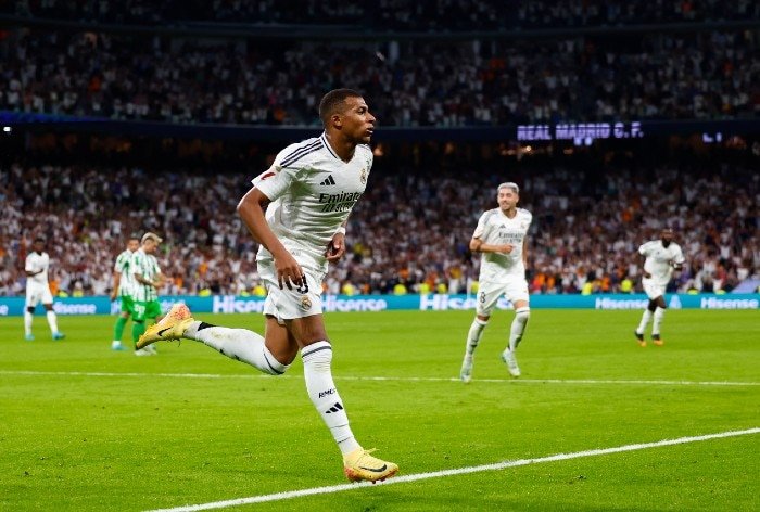 Kylian Mbappe Scores Maiden La Liga Goals In Real Madrid Win I WATCH Video