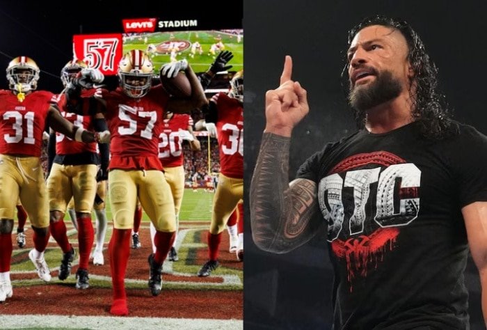 49ers acknowledge Roman Reigns’ new theme at NFL match against New York Jets