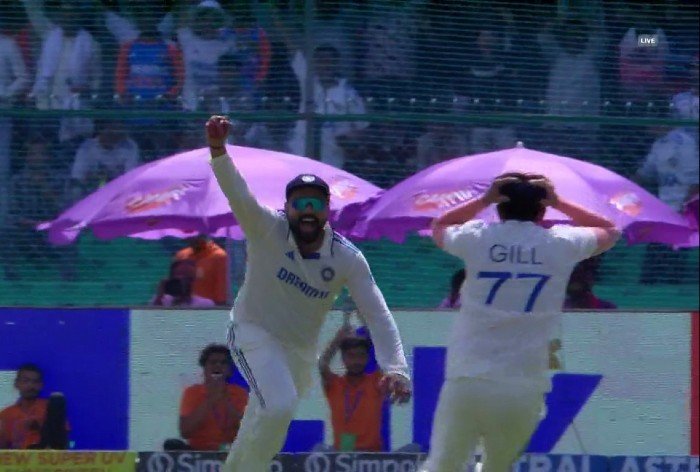 Rohit Sharma picks up sensational one-handed catch to dismiss Litton Das, social media can’t stay calm