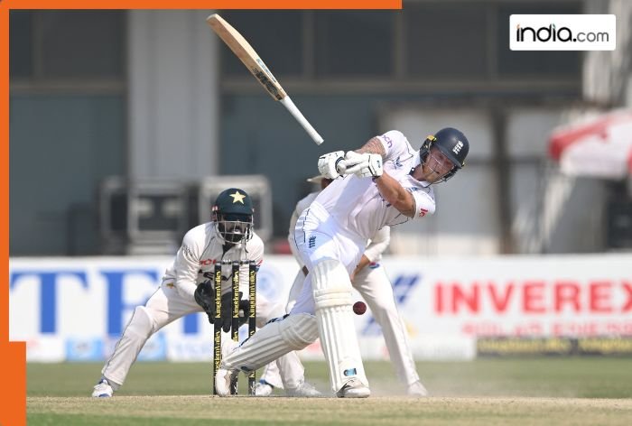 Ben Stokes bat goes flying out of his hand in 2nd Test vs Pakistan, what happens next is…