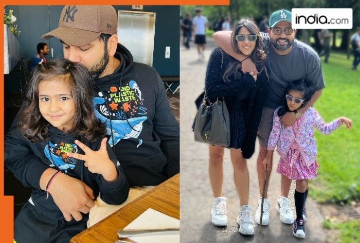 Rohit Sharma’s daughter Samaira performing a cute dance performance at Dhirubhai Ambani International School