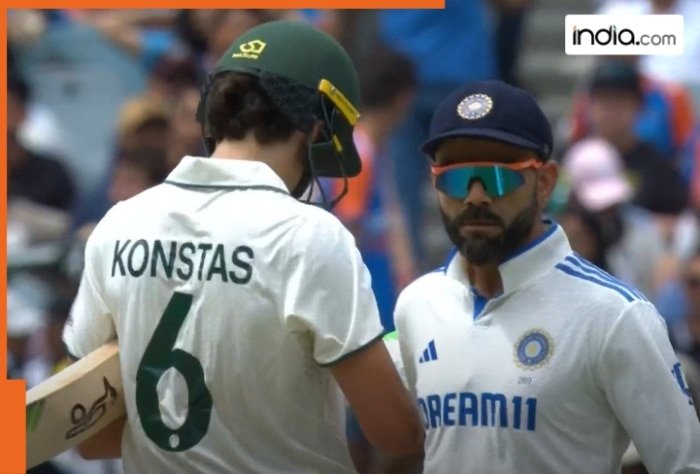 Sam Konstas mimics Virat Kohli’s shoulder barge in fourth-inning chase, Watch Video