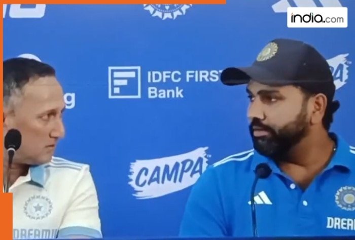 Rohit Sharma heard telling Ajit Agarkar in viral video