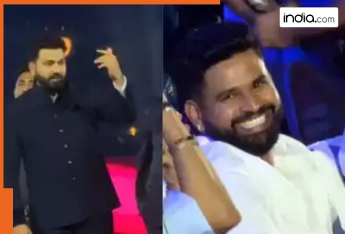 Rohit Sharma steals the show with his ‘shanagiri’ at Wankhede’s 50th anniversary celebrations