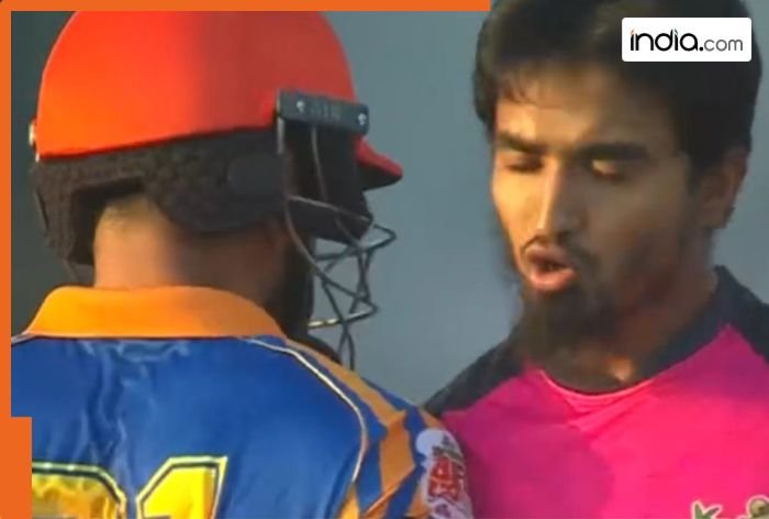 THIS Pakistan star cricketer does a Virat Kohli, gets into massive fight with Tanzim Hasan Sakib, check viral video